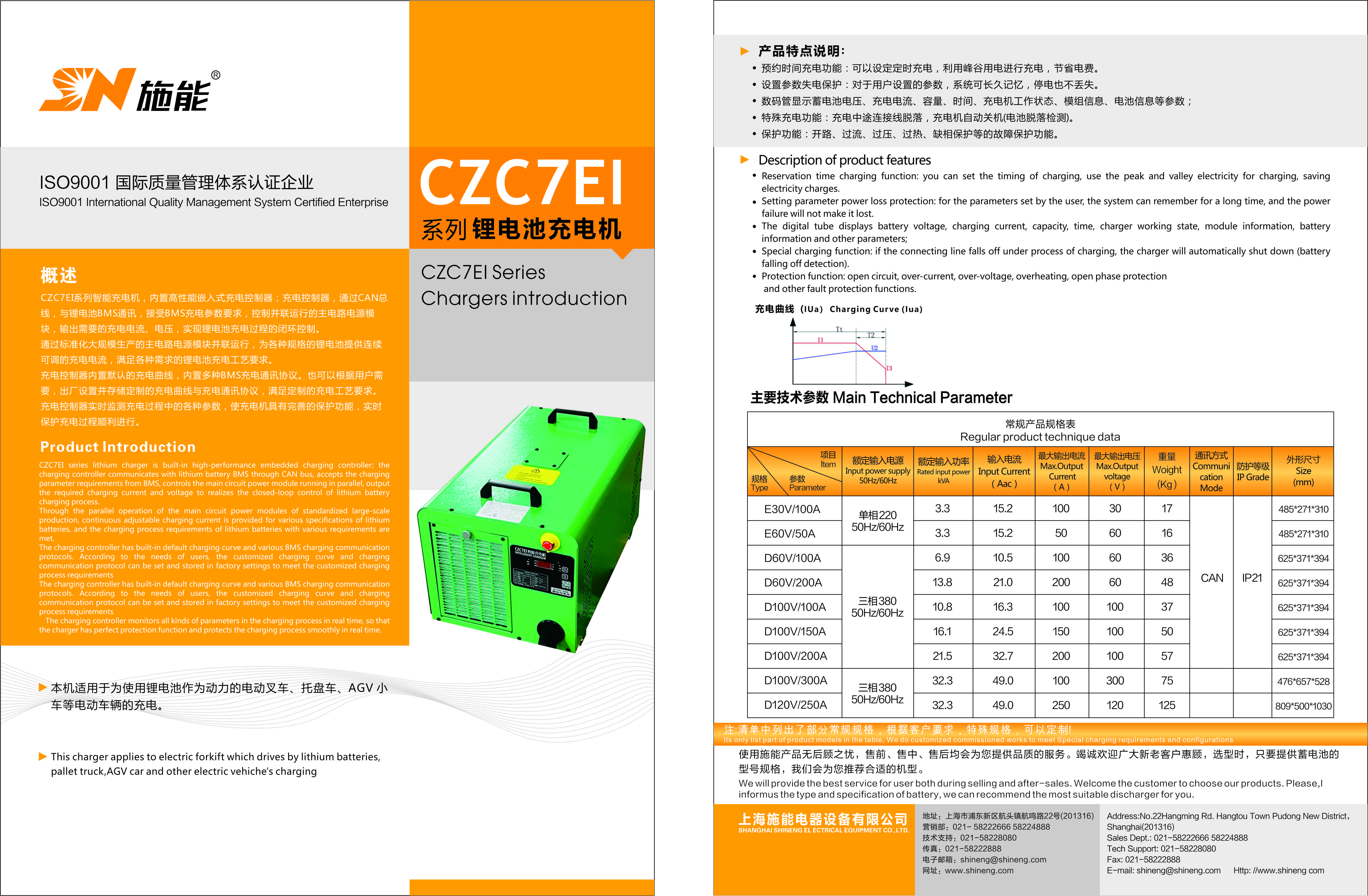 CZC7EI Series Product Catalog